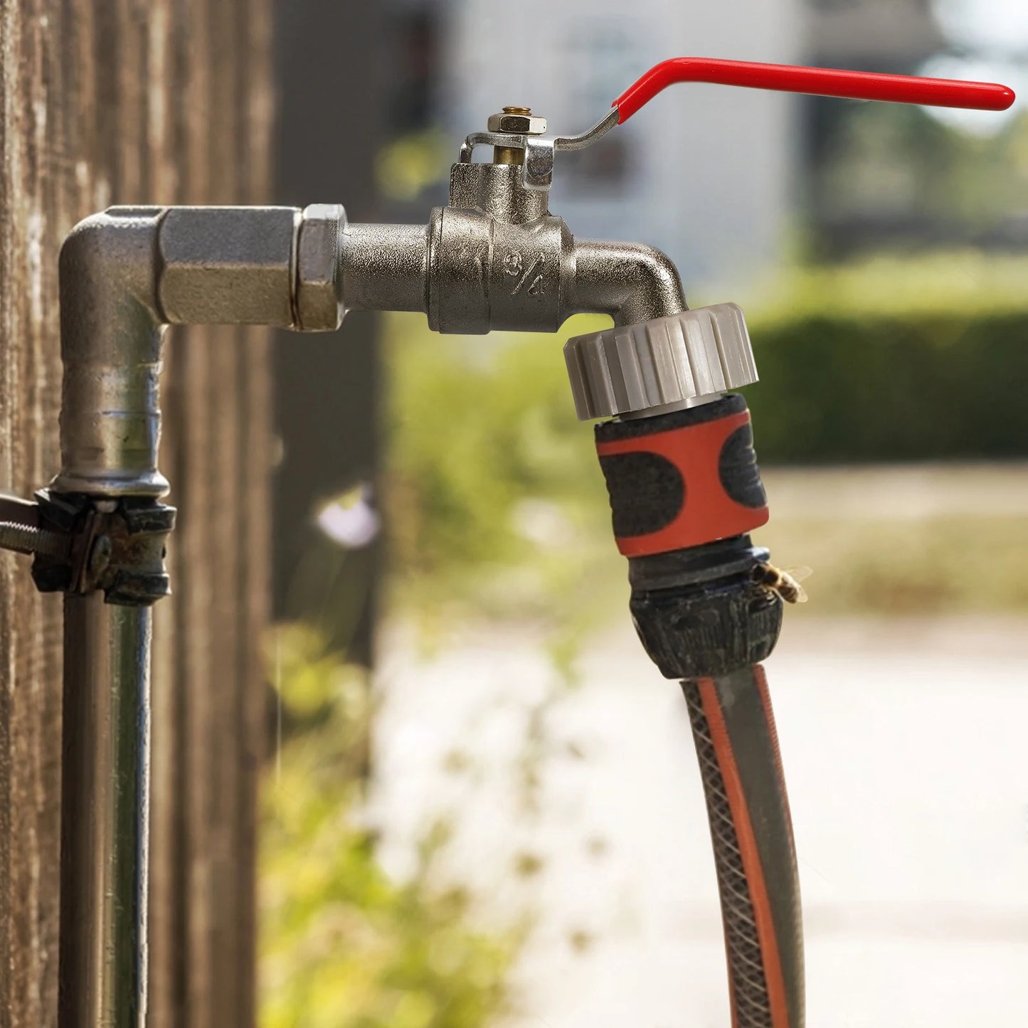 1PC Adaptateur de Robinet Durable pour Réservoir IBC S60*6 Filetage Gros, Remplacement de Valve pour Connexion 1/2'' 3/4'', Raccord de Robinet pour Jardin et Maison  SPÉCIFICATIONS :